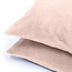 Teddy kussenslopen set van 2 roze 60 x 70 cm