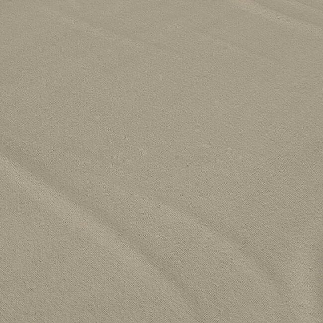 Flanellen 2-in-1 kussenslopen taupe