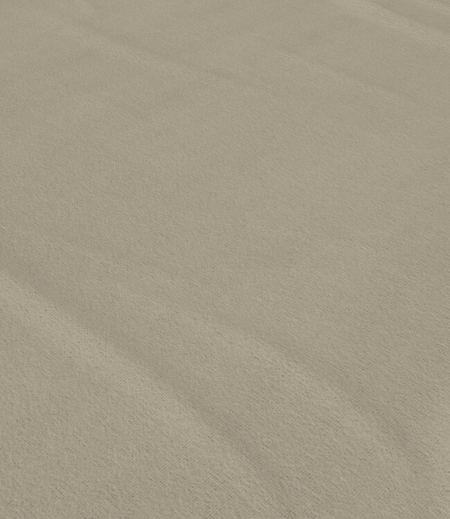 Flanellen 2-in-1 kussenslopen taupe