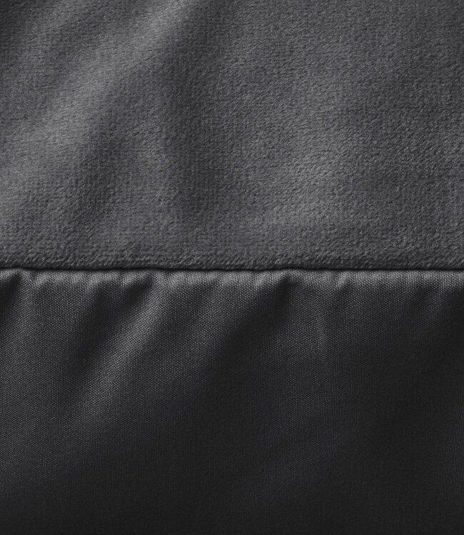 Fluwelen 2-in-1 kussenslopen antraciet