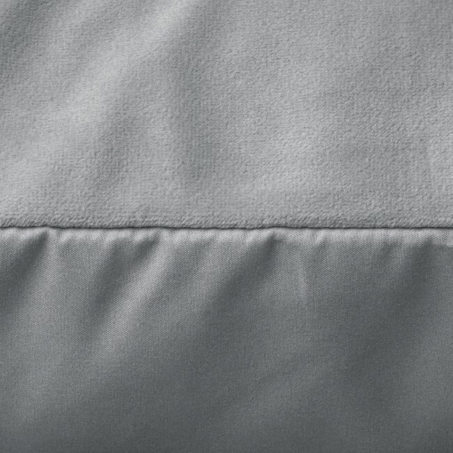 Sleeptime Velvet 2-in-1 pillowcases gray