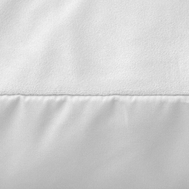 Velvet 2-in-1 kussenslopen wit