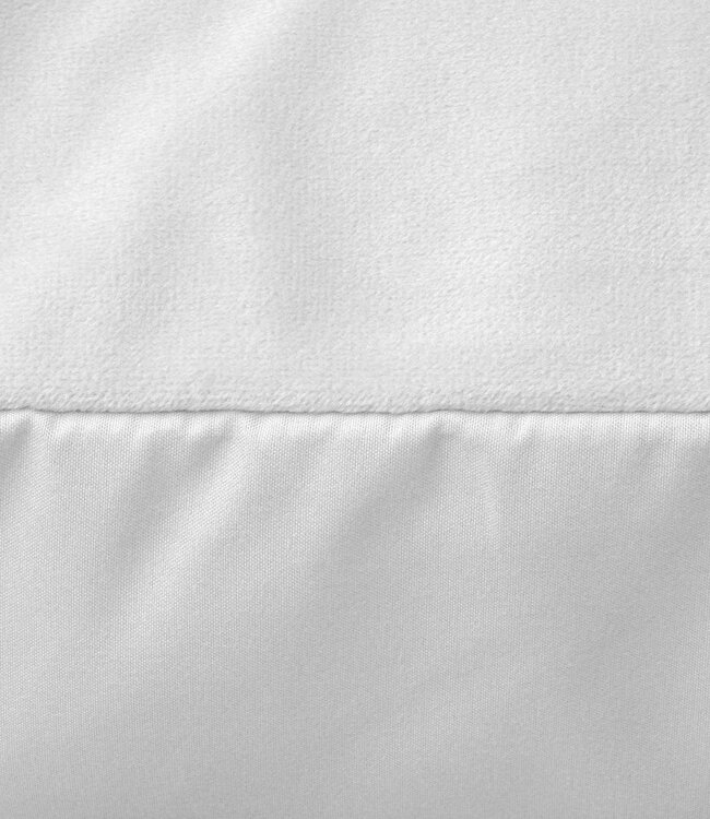 Velvet 2-in-1 kussenslopen wit