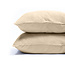 Teddy kussenslopen set van 2 taupe 60 x 70 cm