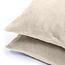 Teddy kussenslopen 2-pack crème 60 x 70