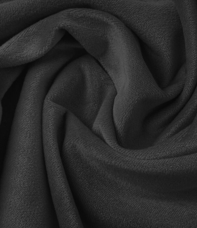 Fluwelen 2-in-1 kussenslopen zwart