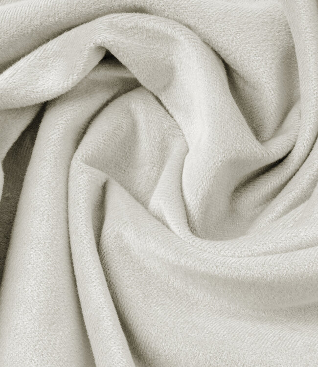 Velours 2-in-1 kussenslopen crème