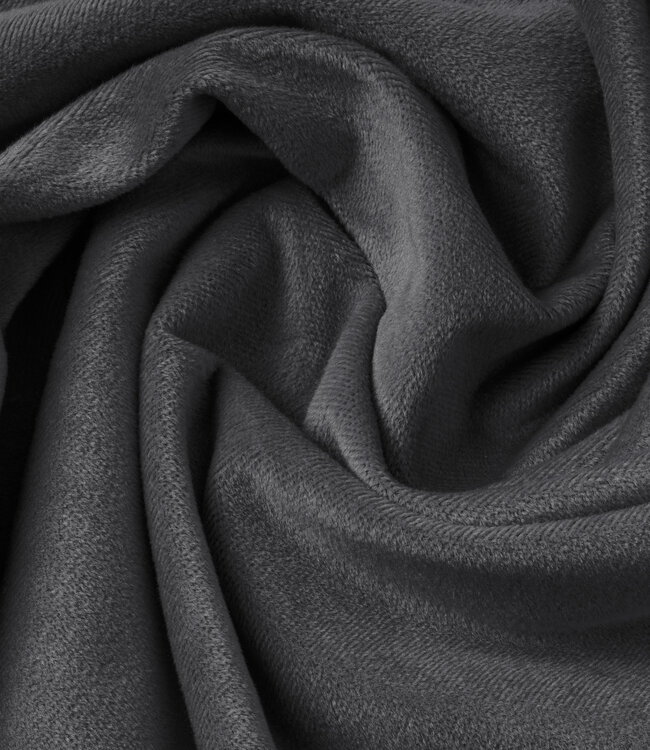 Fluwelen 2-in-1 kussenslopen antraciet