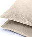 Teddy kussenslopen 2-pack crème 60 x 70