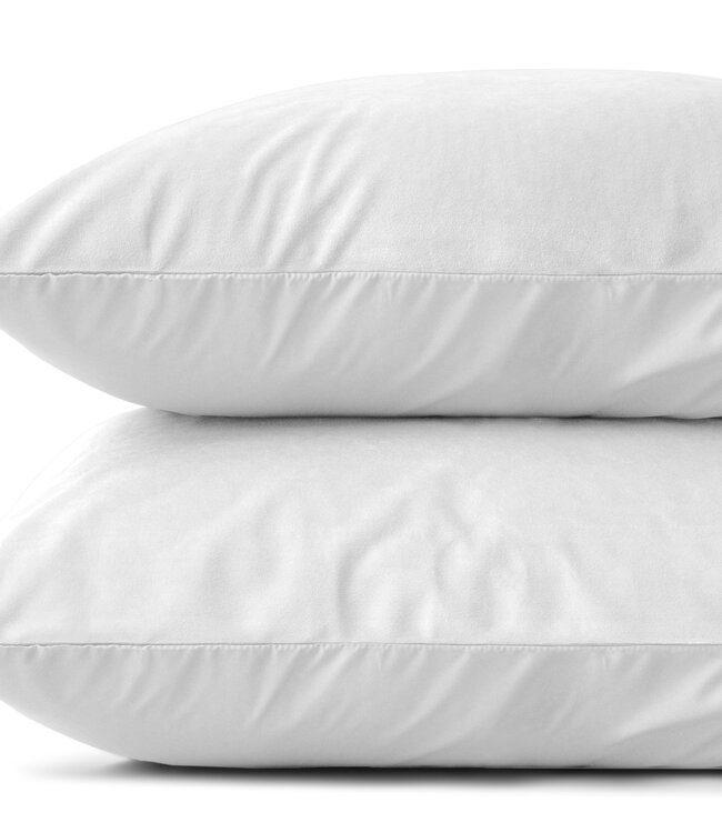 Velvet 2-in-1 kussenslopen wit