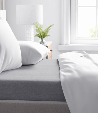 Dreamhouse Premium flanellen laken grijs 200 x 250 cm
