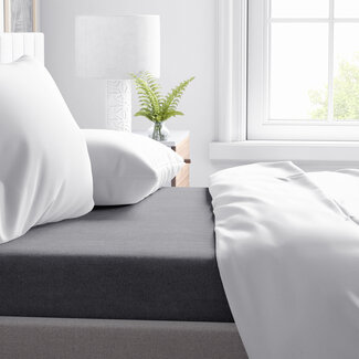 Dreamhouse Premium flanellen laken antraciet 200 x 250