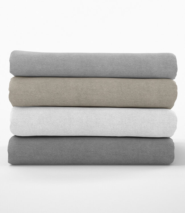 Premium flanellen laken taupe 260 x 250