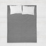 Premium flanellen laken antraciet 260 x 250
