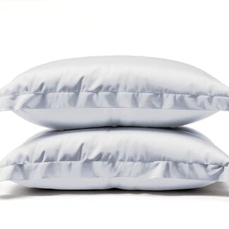 Sleeptime Glossy white pillowcase 60 × 70