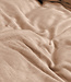 Velvet effen dekbedovertrek huidkleurig 240 x 220