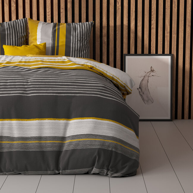 Drake dekbedovertrek zwart 240 x 220