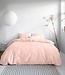 Effen satijnen dekbedovertrek roze 140 x 200/220