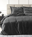 Velvet Uni Dekbedovertrek Antraciet 200 x 220