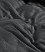 Velvet Uni Dekbedovertrek Antraciet 200 x 220