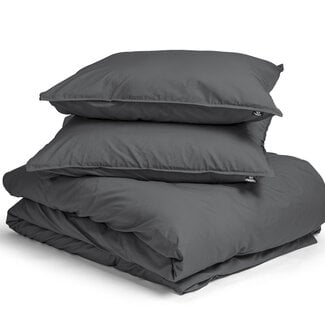 Primaviera Deluxe Uni-Bettbezug aus ägyptischer Baumwolle, Anthrazit, 240 × 200/260