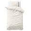 Primaviera Deluxe Uni-Satin-Bettbezug, Creme, 140 × 200/220