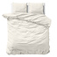 Primaviera Deluxe Uni satijn dekbedovertrek crème 200 x 200/220