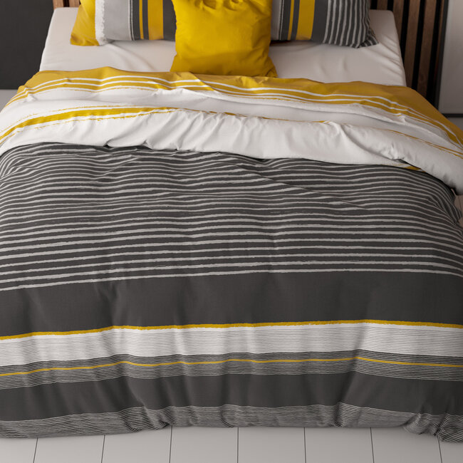 Drake dekbedovertrek zwart 240 x 220