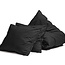 Primaviera Deluxe Egyptian cotton plain duvet cover black 240 × 200/260 cm