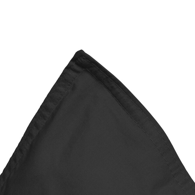 Primaviera Deluxe Bettbezug aus ägyptischer Baumwolle, einfarbig, Schwarz, 240 × 200/260 cm