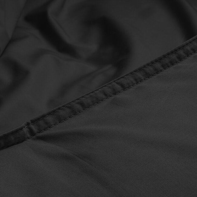 Primaviera Deluxe Egyptian cotton plain duvet cover black 240 × 200/260 cm