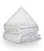 Percale katoen-touch 4-seizoenen dekbed wit - 140x220