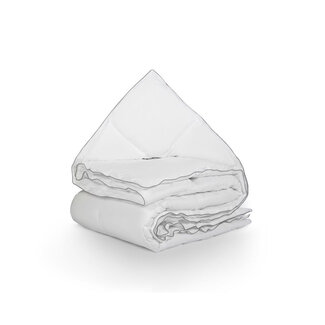 Primaviera Deluxe Percale Katoen Touch Eenpersoons Dekbed Wit - 240x200