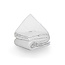 Percale Katoen Touch Eenpersoons Dekbed Wit - 240x200