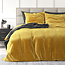 Sleeptime Velvet uni dekbedovertrek goud 240 x 220 cm