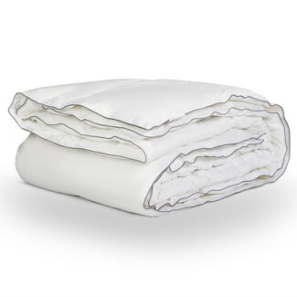 Primaviera Deluxe Percale Katoen Touch Eenpersoonsdekbed Wit - 240x220 cm