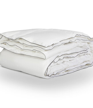 Primaviera Deluxe Percale Katoen Touch Eenpersoonsdekbed Wit - 240x220 cm