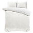 Sleeptime Velvet uni dekbedovertrek wit 240 x 220