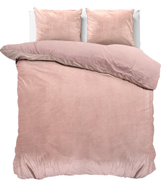 Sleeptime Velvet Uni Dekbedovertrek Roze 240 x 220