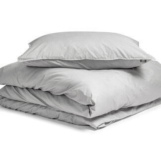 Primaviera Deluxe Egyptian cotton uni duvet cover gray 140 × 200/260