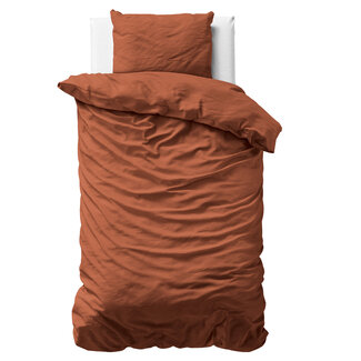 Primaviera Deluxe Uni Satijn Dekbedovertrek Bruin 140 x 200/220