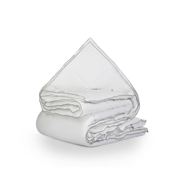 Percale Katoen Touch 4-seizoenen dekbed wit - 200x220 cm