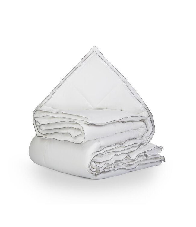Percale Katoen Touch 4-seizoenen dekbed wit - 200x220 cm