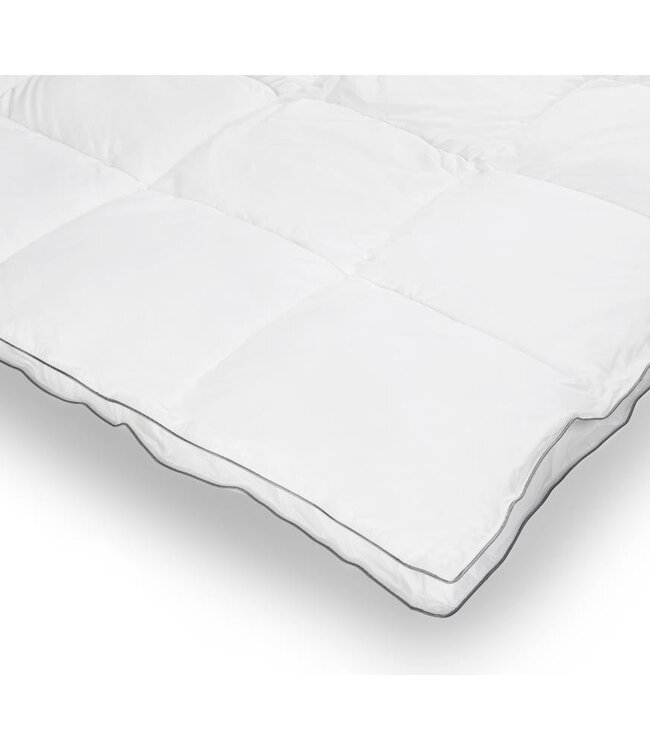 Percale Katoen-gevoel Eenpersoonsdekbed Wit - 200x200