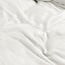 Sleeptime Einfarbiger Bettbezug aus Samt, weiß, 140 × 220