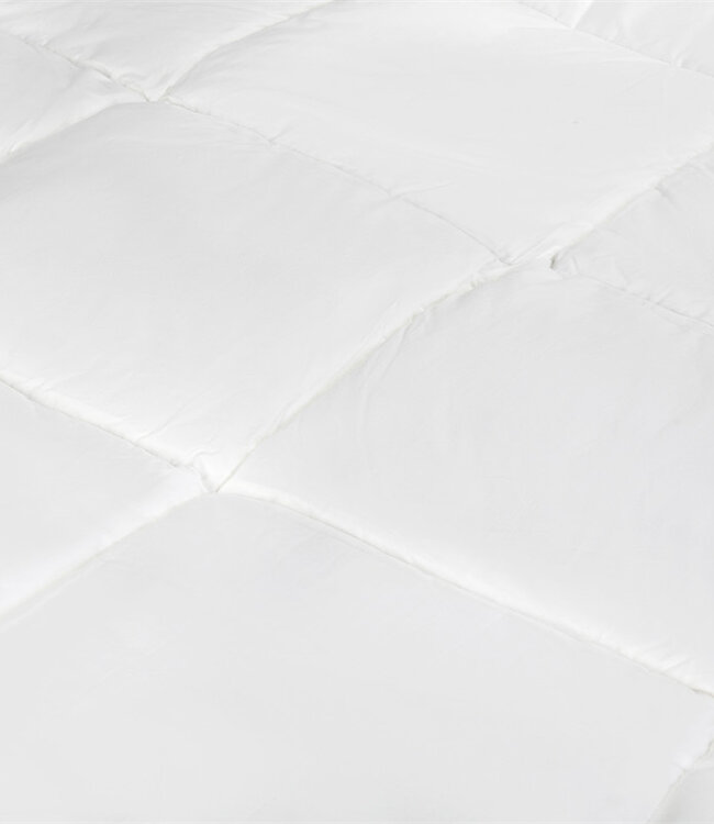 Percale Katoen Touch 4-seizoenen dekbed wit - 200x220 cm