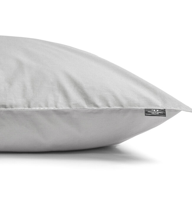 Egyptisch katoenen uni dekbedovertrek grijs 140 x 200/260