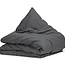 Egyptisch Katoen Uni Dekbedovertrek Antraciet 140 x 200/260
