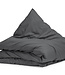 Egyptisch Katoen Uni Dekbedovertrek Antraciet 140 x 200/260