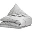 Egyptisch katoenen uni dekbedovertrek grijs 140 x 200/260